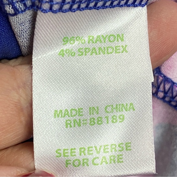 Lilly Pulitzer Maxi Dress Women’s XL Pink Blue Long Sleeve - Picture 9 of 10